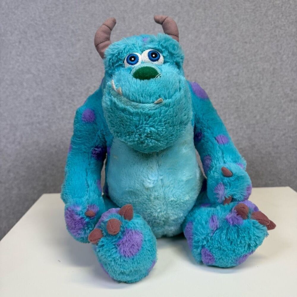Authentic Disney Pixar Monsters inc Sully 12 Inch Plush Toy Doll Blue